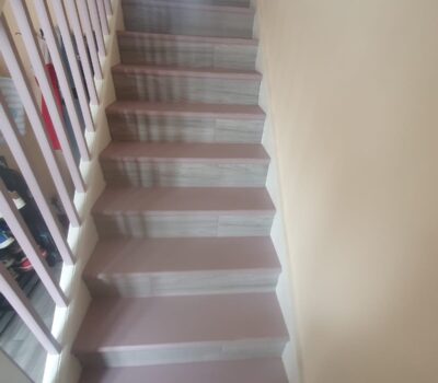 Stairs Painting and Tiling